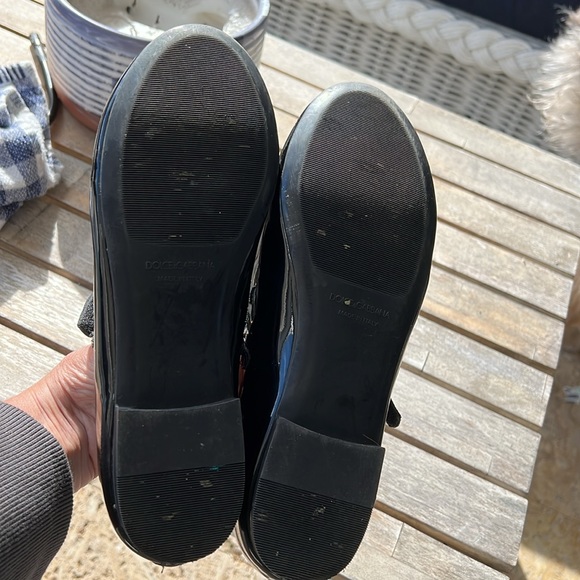 Dolce & Gabbana Black Patent Ballet Flats Shoes 38 - Picture 7 of 9